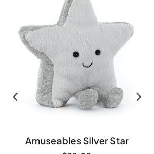 Jellycat Amuseables Silver Star